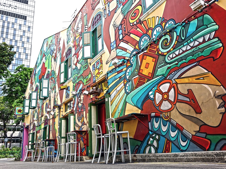 Graffiti Street Art Singapore Haji Lane