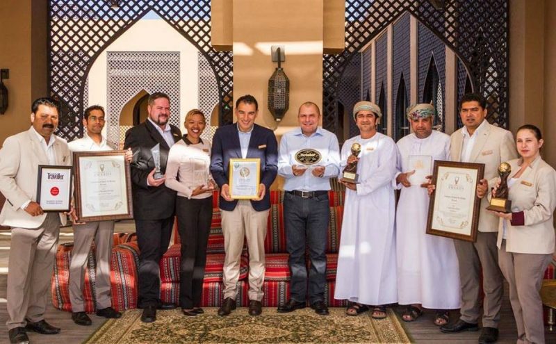 Anantara Jabal Akhdar Scoops 16 Awards in 2017 –  Of Hard Work and Dedication