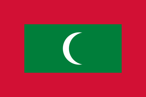 Maldives Flag | Image Credit: By user:Nightstallion [Public domain], from Wikimedia Commons