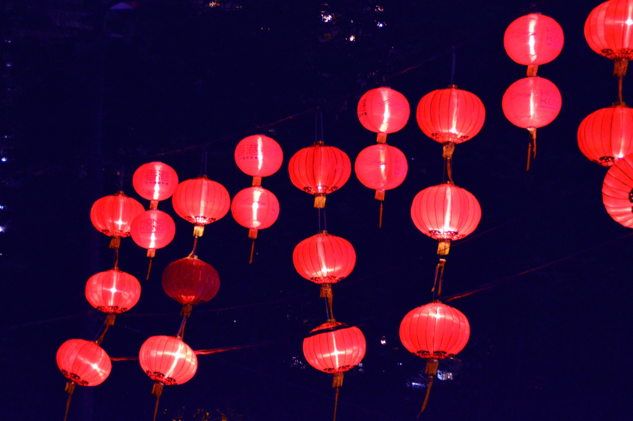 Lantern festival in Hong Kong