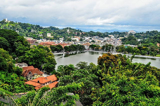Kandy city mountain view
