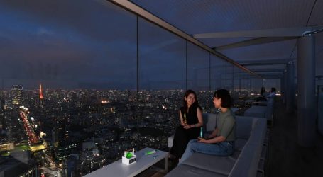 Shibuya Sky opens a rooftop bar for a limited time