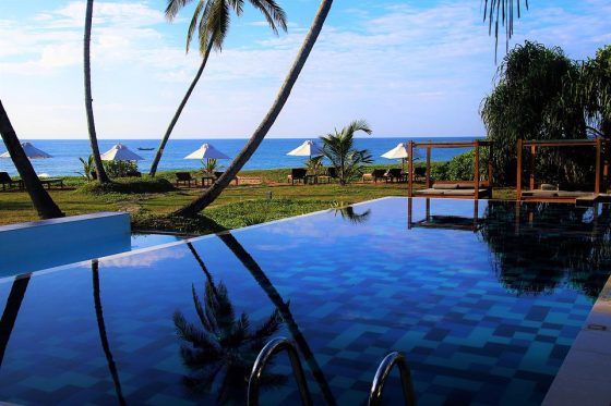 beach villas in Sri Lanka
