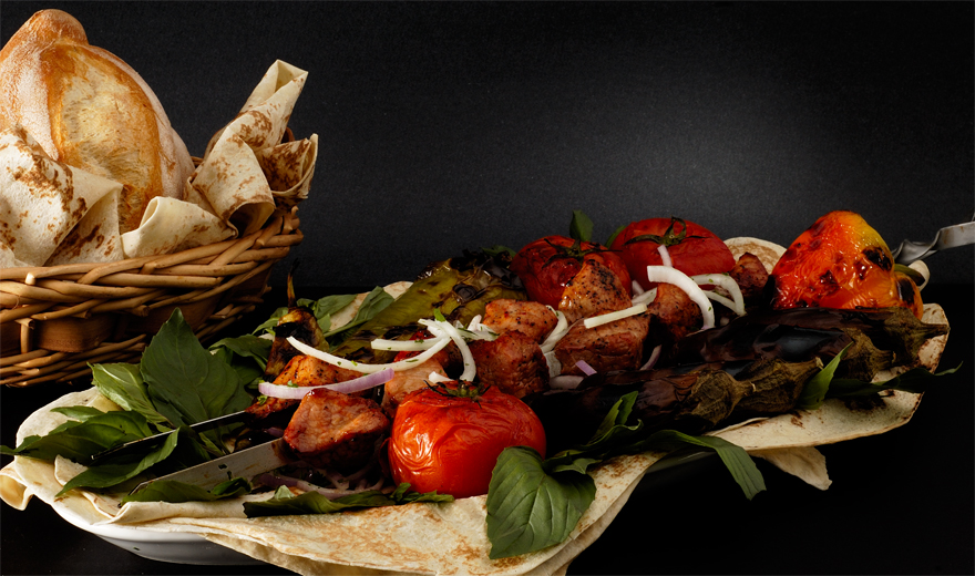 Pork BBQ on Skewers