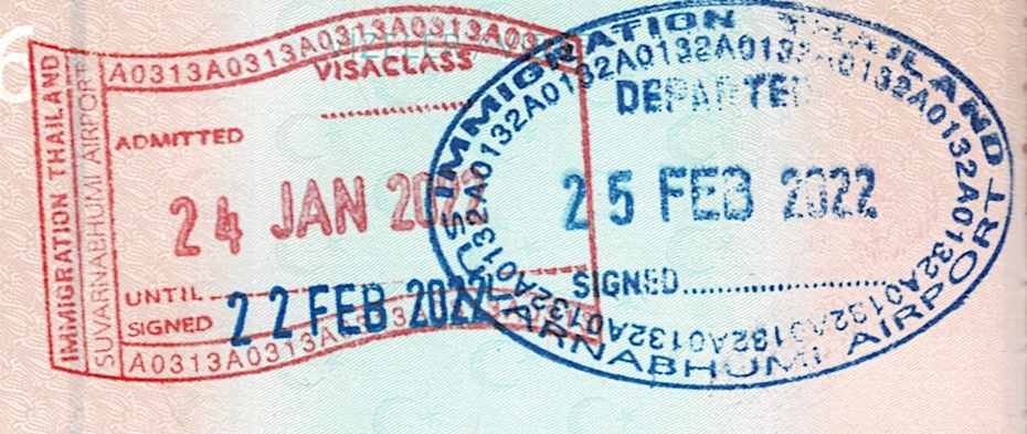 Thailand entry visa