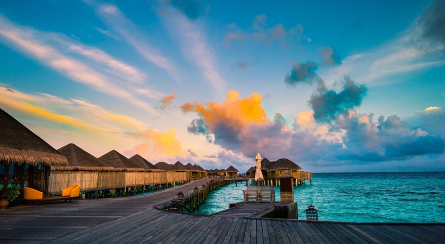maldives in the morning
