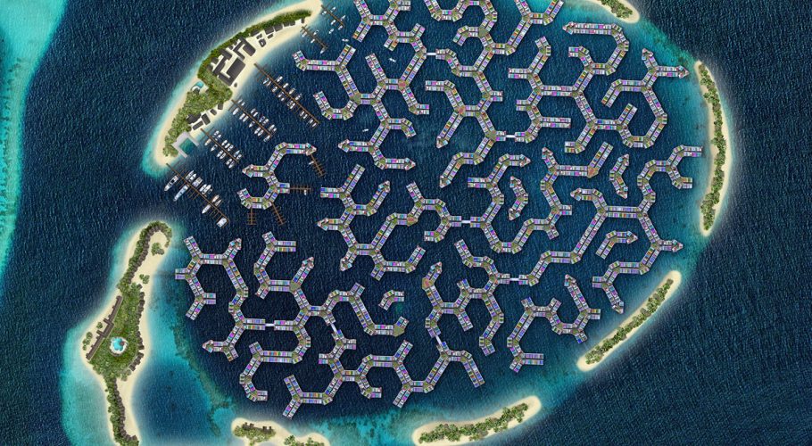 maldives floating city