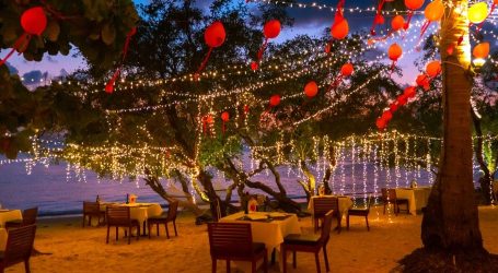 New year celebration in Maldives