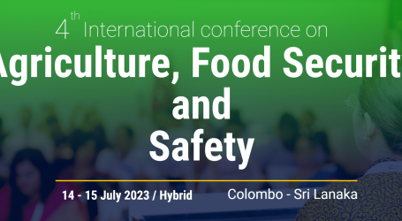 The International Conference on Agriculture, Food Security and Safety – An Agrarian Discussion