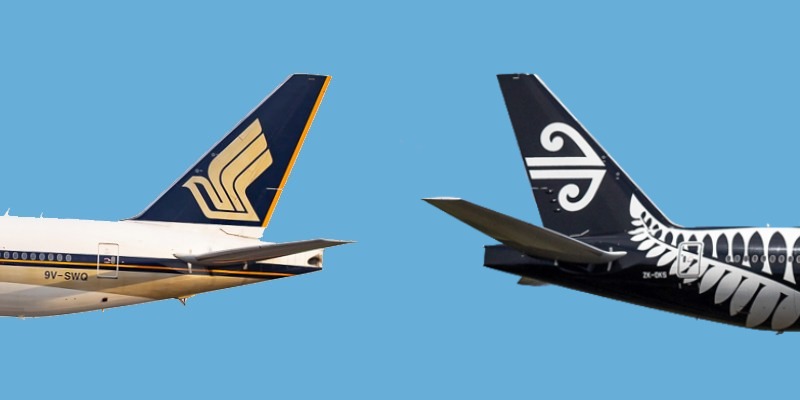 Air New Zealand and Singapore Airlines